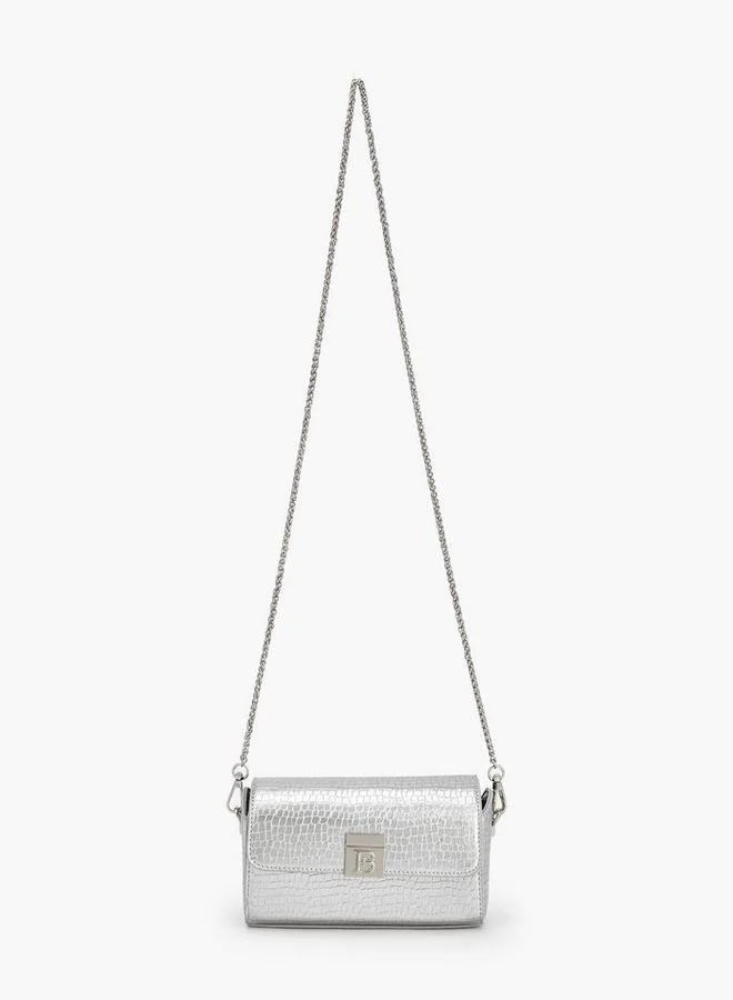 Flora Bella By Shoexpress Crossbody Bag With Chain Shoulder Strap